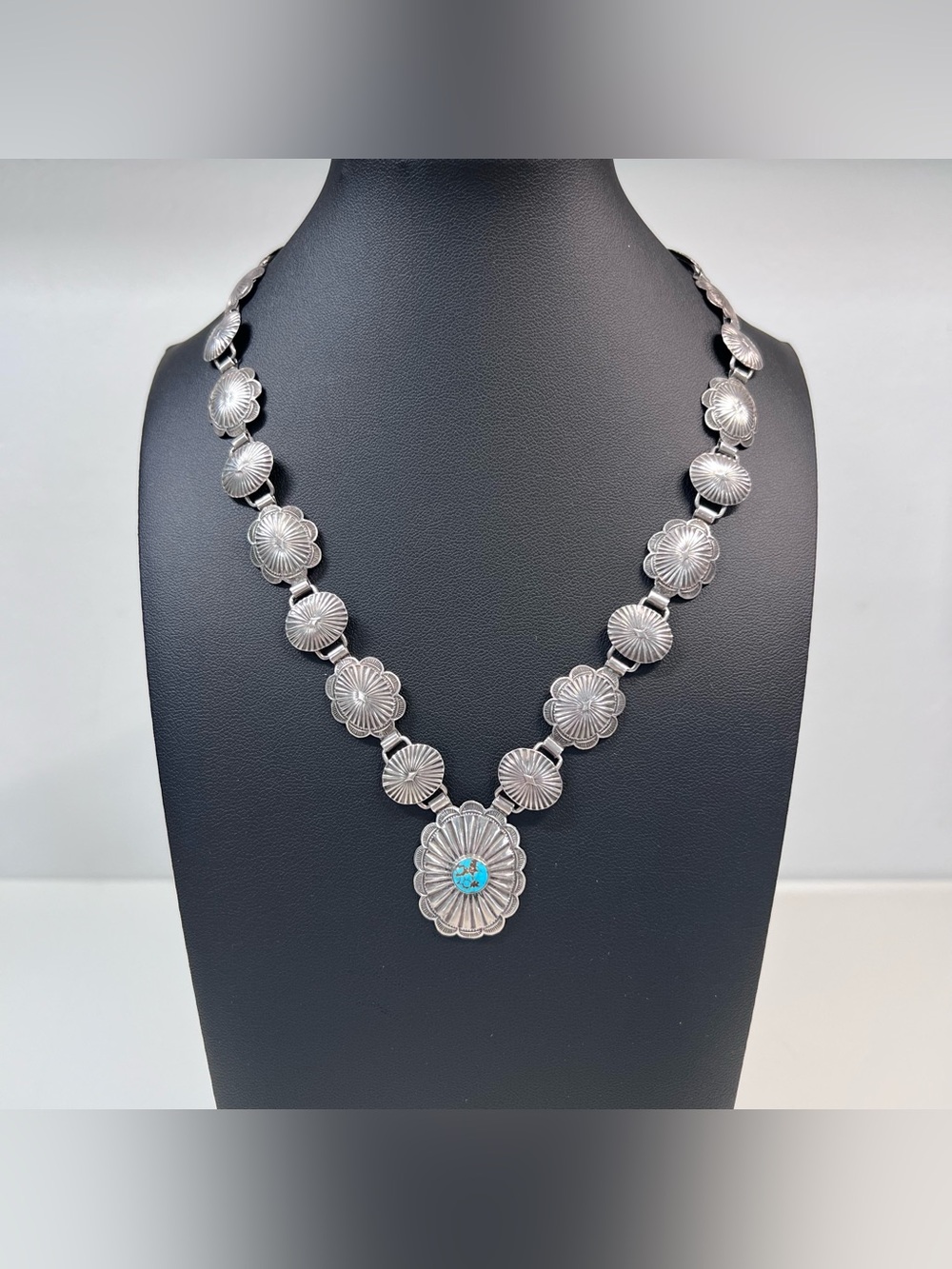 Native American Concho Necklace